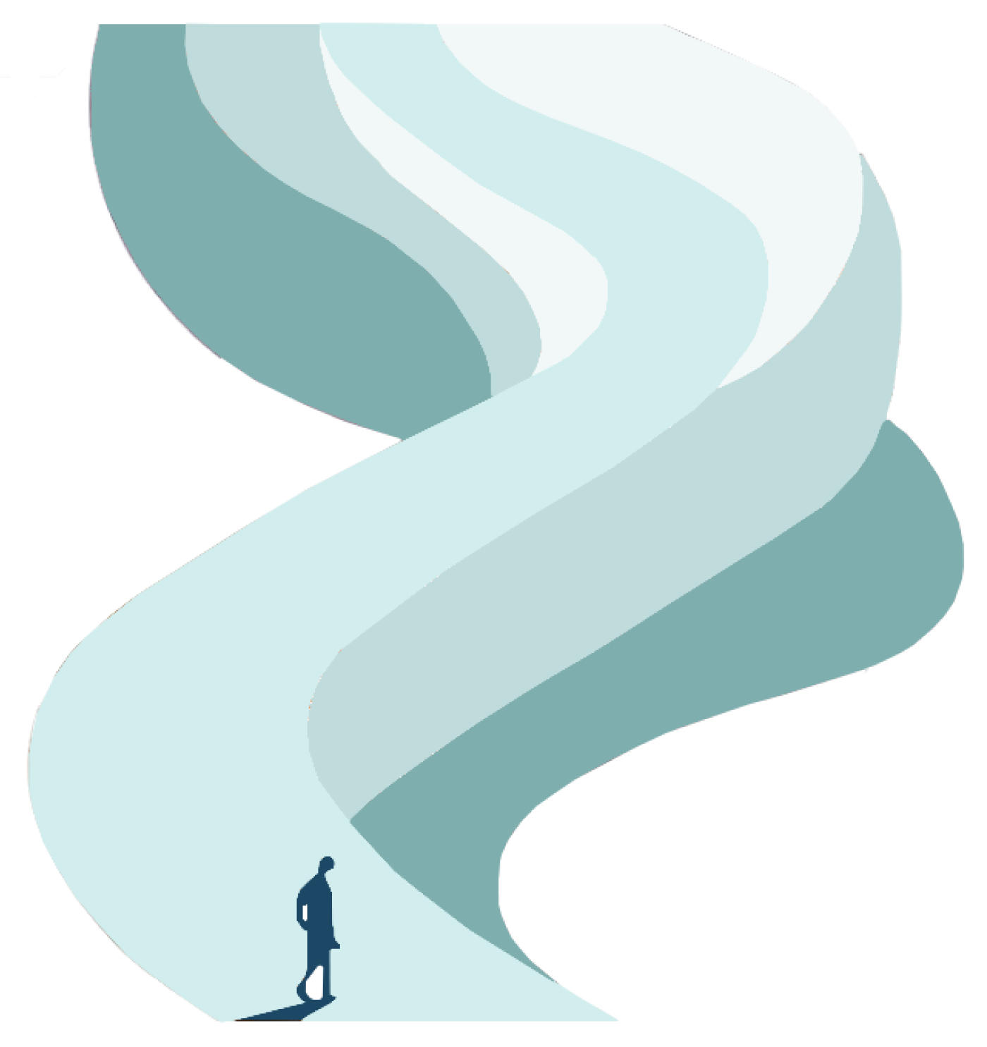 Abstract flowing background